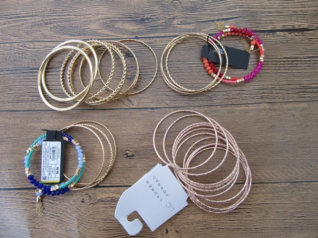 12Pkts Metal Multi-Loop Bangles Bracelets 7cm Dia.Assorted