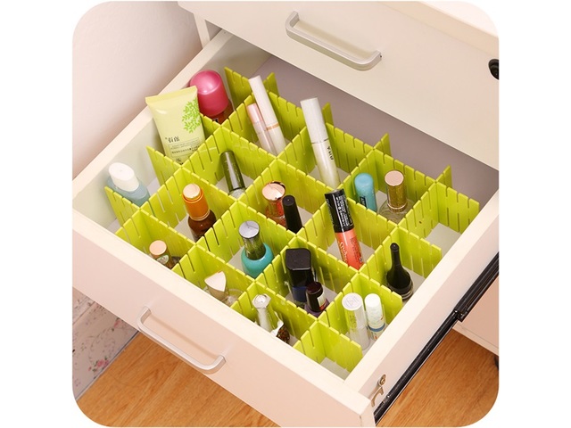 9Pkts X 4Pcs Green DIY Storage Partitions Lattice Drawer Divider 9Pkts X 4Pcs Green DIY Storage Partitions Lattice Drawer Divider