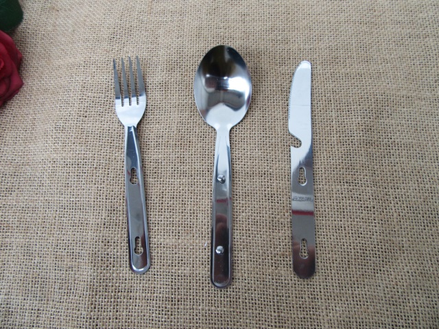 5Sheets X 3Pcs Utensil Set Spoon Knife Fork Set - Click Image to Close
