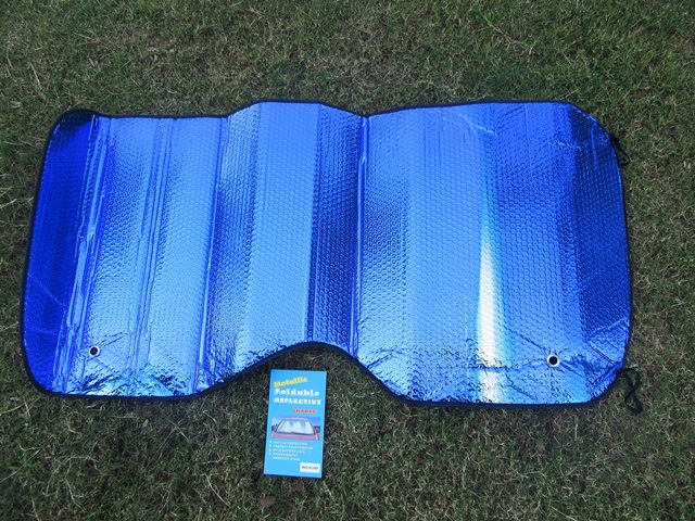 5Pcs Auto Car Metallic Foldable Reflective Wind Shield Sun Shade - Click Image to Close