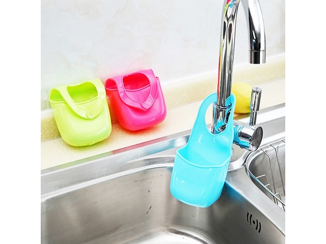 1Pkts x 4pcs Kitchen Hanging Drain Bag Basket Bath Storage Gadge