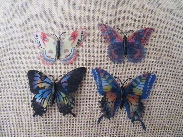 30X 3D Butterfly Fridge Magnet Sticker Art Wall Home Decor - Click Image to Close