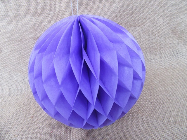 10X Light Purple Tissue Paper Pom Poms Honeycomb Balls Lanterns 10X Light Purple Tissue Paper Pom Poms Honeycomb Balls Lanterns
