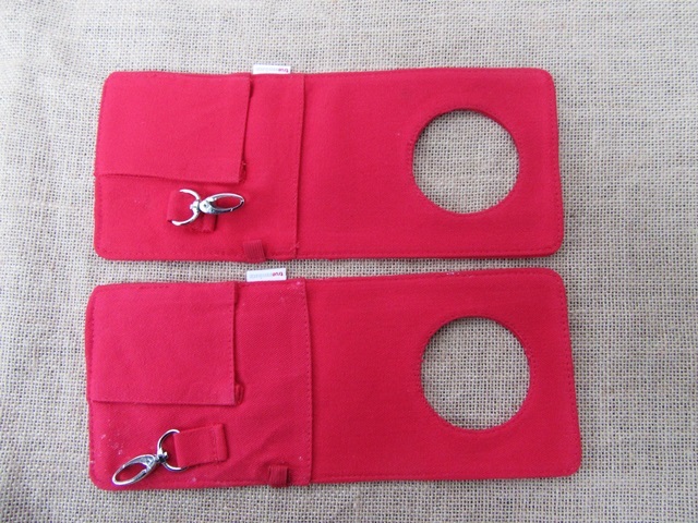 10Pcs Red Plain DIY Door Knob Hanging Decor With Keyring 10Pcs Red Plain DIY Door Knob Hanging Decor With Keyring