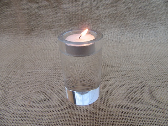 9Pcs Round Crystal Tealight Candle Holder Wedding Party Favor 9Pcs Round Crystal Tealight Candle Holder Wedding Party Favor