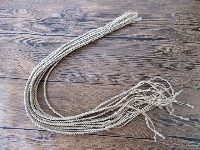 48Pcs Handmade Knitted Hemp Unfinished Necklaces Jewelry 48Pcs Handmade Knitted Hemp Unfinished Necklaces Jewelry