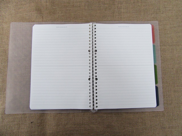 5Pcs Binder Note B5 Notebook Ruled Diary Journal Memo Stationary - Click Image to Close