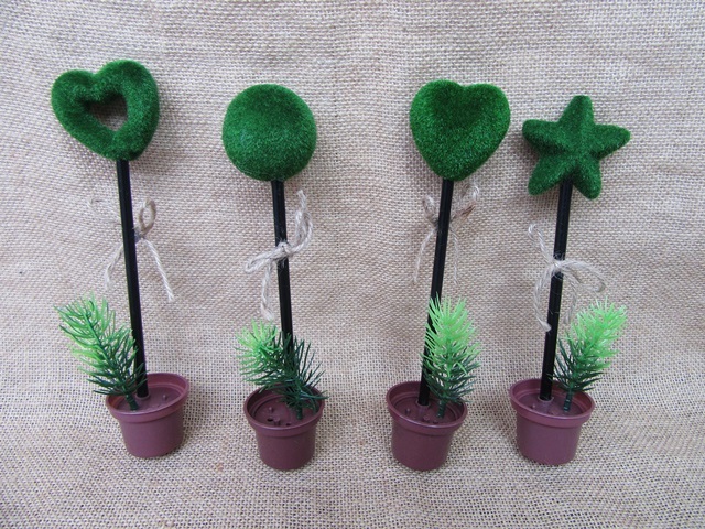 5Pcs Flower Plant Pot Funny Ballpoint Pen Stationery Desktop D?? - Click Image to Close