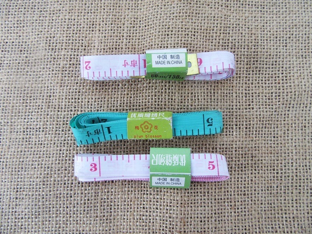 10X Measuring Tape Sewing Tailor Ruler Centimetre Scale 150cm Lo - Click Image to Close