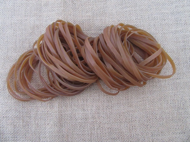 100Pcs Bulk Multi-Purpose Various Usage Rubber Band Half 12.5cm
