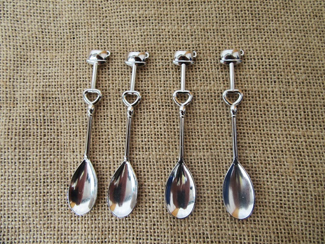 4Pkts X 2Pcs Tea Coffee Drinking Spoon Heart Teaspoon Wedding 4Pkts X 2Pcs Tea Coffee Drinking Spoon Heart Teaspoon Wedding