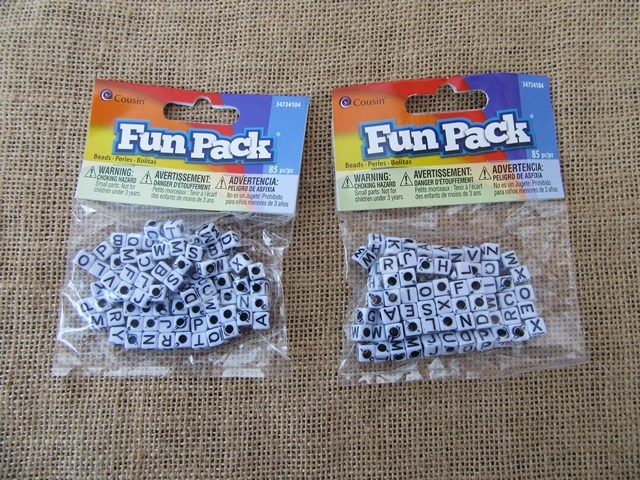 12Sheets x 85Pcs Cube White Alphabet Letter Beads 6x6mm 12Sheets x 85Pcs Cube White Alphabet Letter Beads 6x6mm