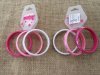 6Sheet x 3Pcs Kids Pink Bracelets Bangel Set 6Sheet x 3Pcs Kids Pink Bracelets Bangel Set