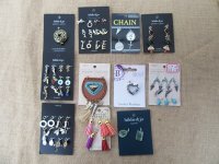 12Sheets Metal Beads Pendants Charms for Jewelry Making