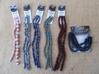 12Packes Round Glass Acrylic Beads for Jewelry Making Assorted