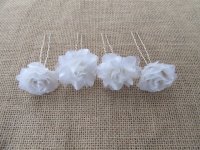 48Pcs Wedding Bride Bridal Bridemaid Rose Flower Hair Bobby Pin 48Pcs Wedding Bride Bridal Bridemaid Rose Flower Hair Bobby Pin