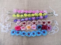 12Pcs Bend Yourself Floral Headpiece Hair Garland Wreath Flower