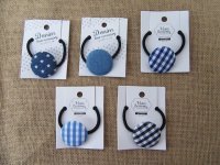 12Pcs Hair Ring Tie Hair Band Scrunchie Ponytail Holder Retail P