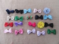 20Pcs Hair Clip Hairpins Hair Ornaments with Bowknot For Girls A 20Pcs Hair Clip Hairpins Hair Ornaments with Bowknot For Girls A