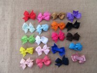 20Pcs Hair Clip Hairpins Hair Ornaments with Bowknot For Girls M 20Pcs Hair Clip Hairpins Hair Ornaments with Bowknot For Girls M