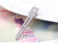 100Pcs Hair Clips Base Jewelry Finding 5.5cm