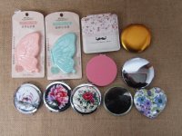 10Pcs Double Sided Make-up Pocket Mirror Assorted 10Pcs Double Sided Make-up Pocket Mirror Assorted
