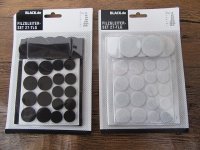 4Pkts X 27Pcs Glue Dot Adhesive Table Chair Leg Protector Sticke