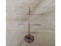 1X Metal 3-tier Jewelry Necklace Bracelet Display Rack