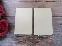 5Pcs Kraft Blank Message Note Memo Pad Notebooks 14x9cm