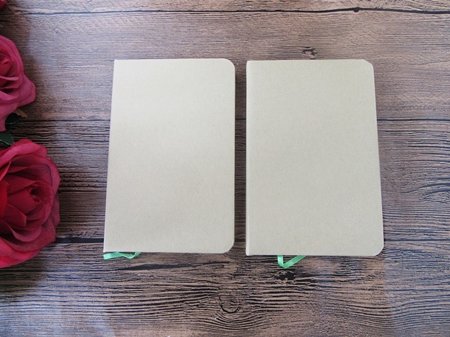 5Pcs Kraft Blank Message Note Memo Pad Notebooks 14x9cm