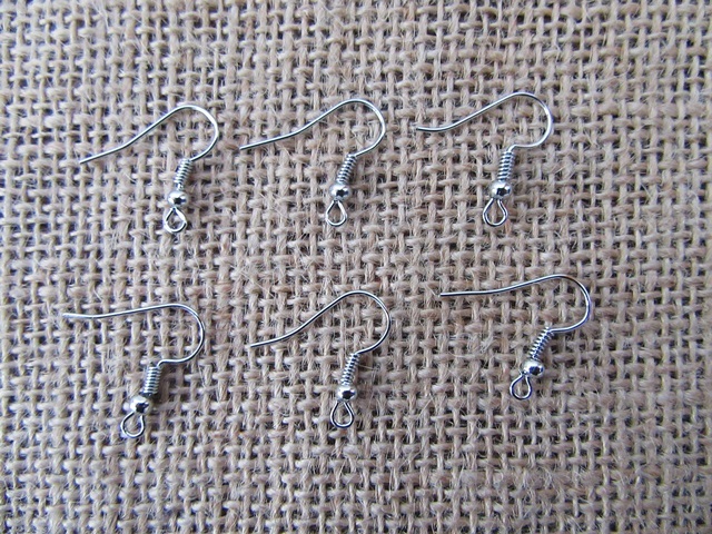 24Sheets X 42Pcs Ear Wire Hooks W/Bead Coil 18x21mm Mixed Color 24Sheets X 42Pcs Ear Wire Hooks W/Bead Coil 18x21mm Mixed Color