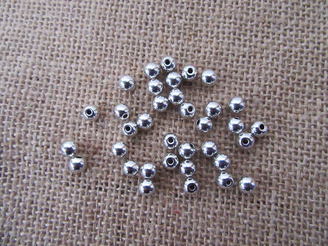 600Pcs Metal Round Spacer Beads 6mm for DIY Jewellery Making - Click Image to Close