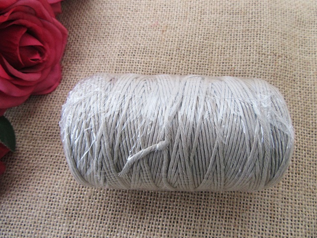 1Roll X 12Meters Cotton & Burlap Rope Hemp Cord Thread Jute Stri - Click Image to Close