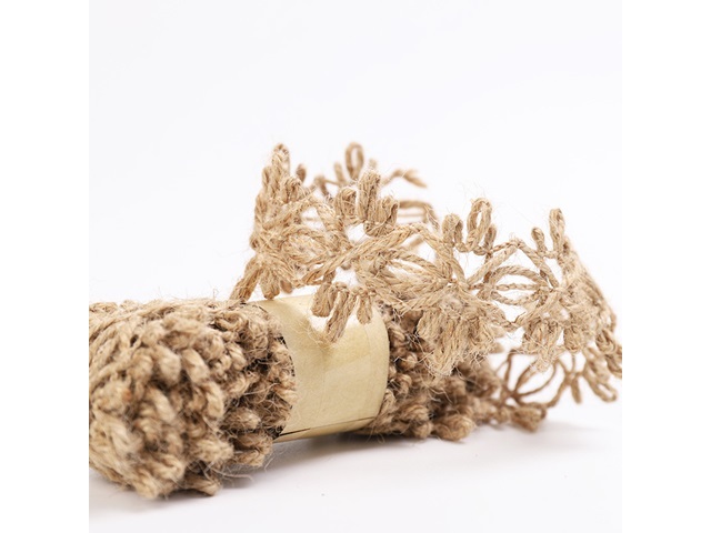 4Rolls X 2Meters Flower Burlap Rope Ribbon Hemp Cord Gift Wrappi