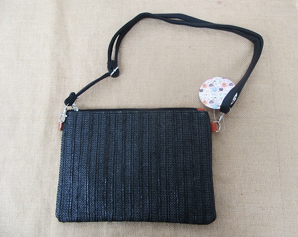 3Pcs Black White Coin Bag Purse Wallet Shoulderbag Handbag - Click Image to Close