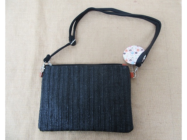 3Pcs Black White Coin Bag Purse Wallet Shoulderbag Handbag 3Pcs Black White Coin Bag Purse Wallet Shoulderbag Handbag