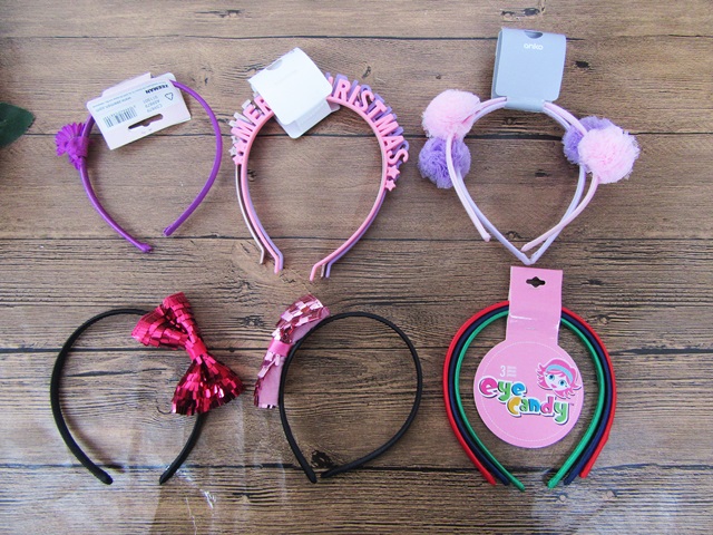 12Sheet Headbands Hair Clips Head Band Assorted - Click Image to Close