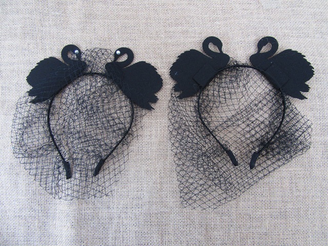 4Pcs Elegant Swan Headband Hair Bands Hair Hoops 4Pcs Elegant Swan Headband Hair Bands Hair Hoops