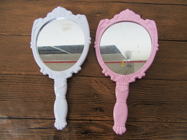 8Pcs Vintage Hand Mirrors Makeup Vanity Mirror Mixed Color