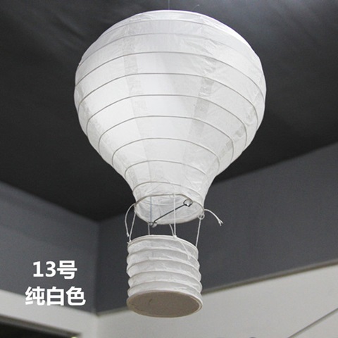 5Pcs New Plain White Hot Air Balloon Paper Lantern Wedding 30cm - Click Image to Close