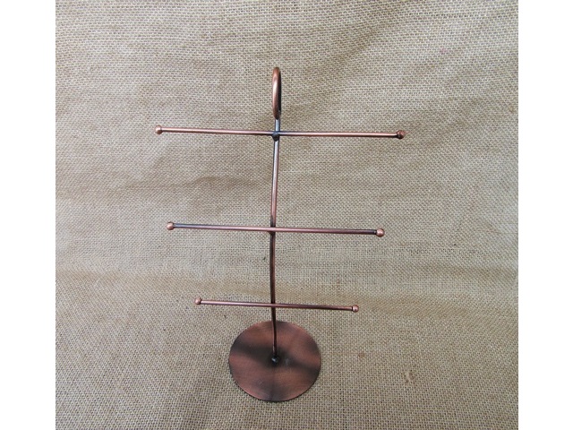 1X Metal 3-tier Jewelry Necklace Bracelet Display Rack