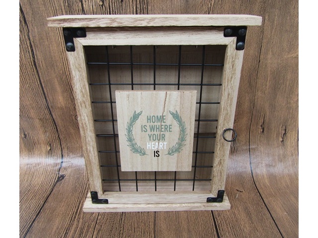 1X Wooden Necklace Bracelet Earring Storage Cabinet Wall Mount 1X Wooden Necklace Bracelet Earring Storage Cabinet Wall Mount
