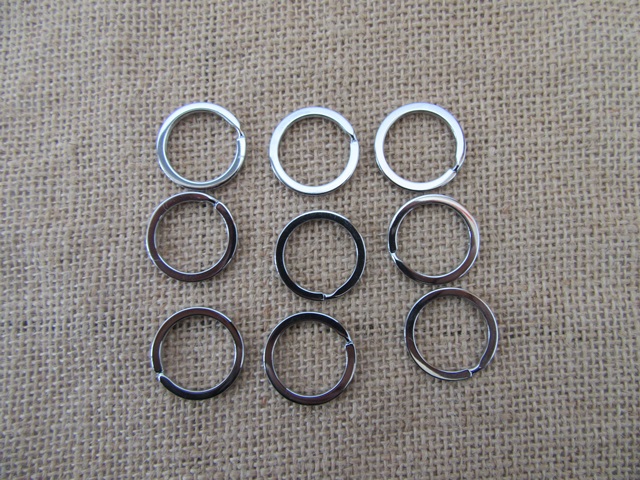 200Pcs Nickel Free Split Ring Split Key Rings 25mm - Click Image to Close