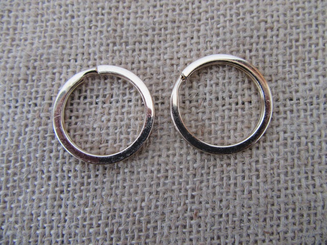 100Pcs Nickel Free Golden Split Ring Split Key Rings 30mm - Click Image to Close
