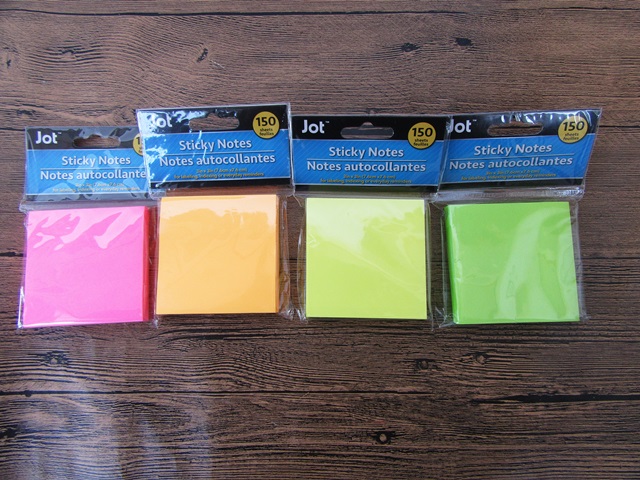 24Pcs x 150 Sheets Memo Pad Sticky Notes Stickers Office Use - Click Image to Close