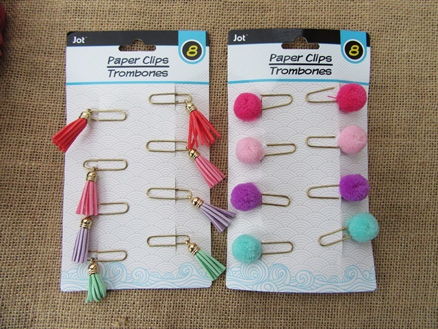 24Sheets X 8Pcs Paper Clips Office Supplies Assorted 24Sheets X 8Pcs Paper Clips Office Supplies Assorted
