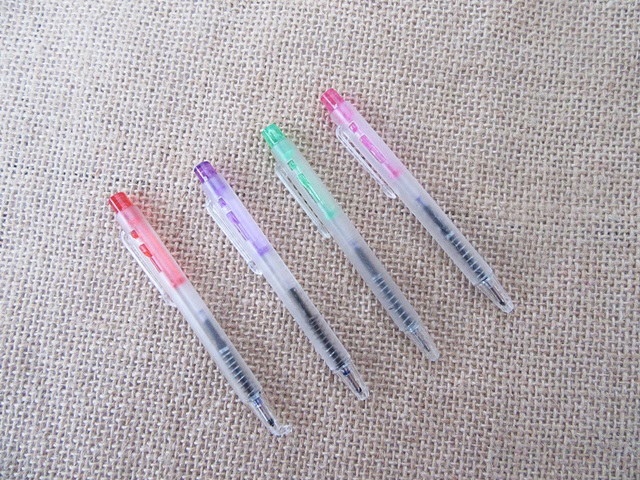 150Pcs Ballpoint Pens School Office Stationery 86mm Mixed - Click Image to Close