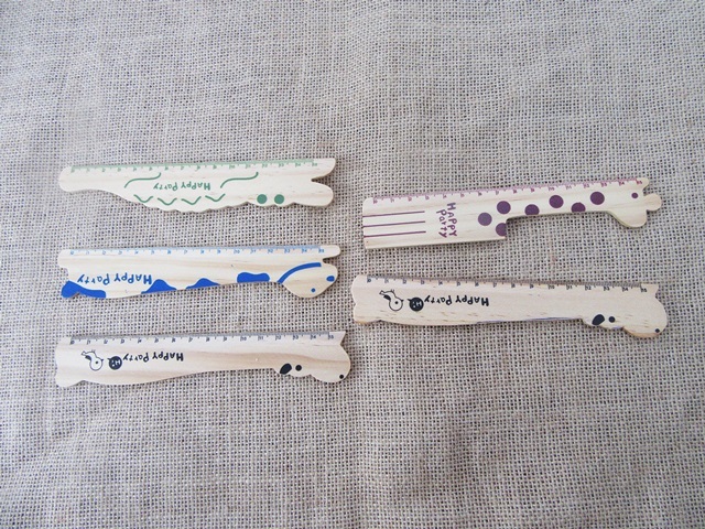 5Pcs Kids Wooden Ruler Carpenter Metric Scales Tool 5Pcs Kids Wooden Ruler Carpenter Metric Scales Tool