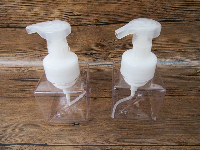6X Clear Comestic Shampoo Lotion Refill Press Bottle 250ml - Click Image to Close
