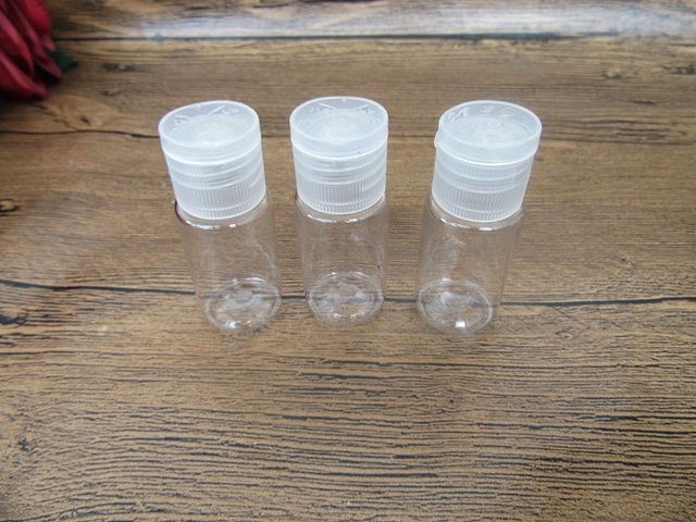 24Pcs Clear Empty Capsule Bottle Storage Container 14ml - Click Image to Close